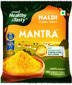 Emami Healthy & Tasty Mantra Haldi Powder/Turmeric Powder, 50 g Pouch